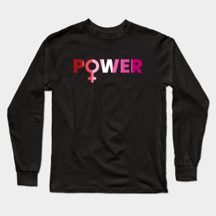 woman power Long Sleeve T-Shirt